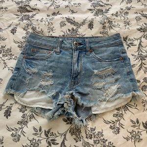 American Eagle Ripped jean shorts